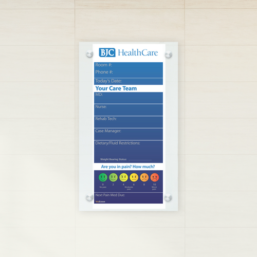 Single Patient Information Board